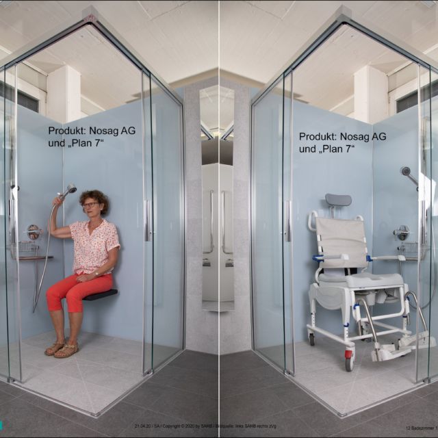 Hindernisfreie Duschen in der Exma VISION Hilfsmittelausstellung | SAHB