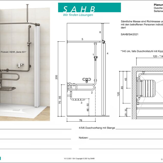 Haltegriff Badezimmer in der Exma VISION Hilfsmittelausstellung | SAHB