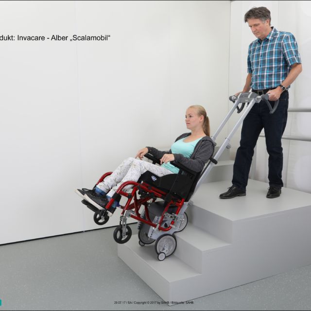 Treppen- und Stufensteighilfen in der Exma VISION Hilfsmittelausstellung | SAHB