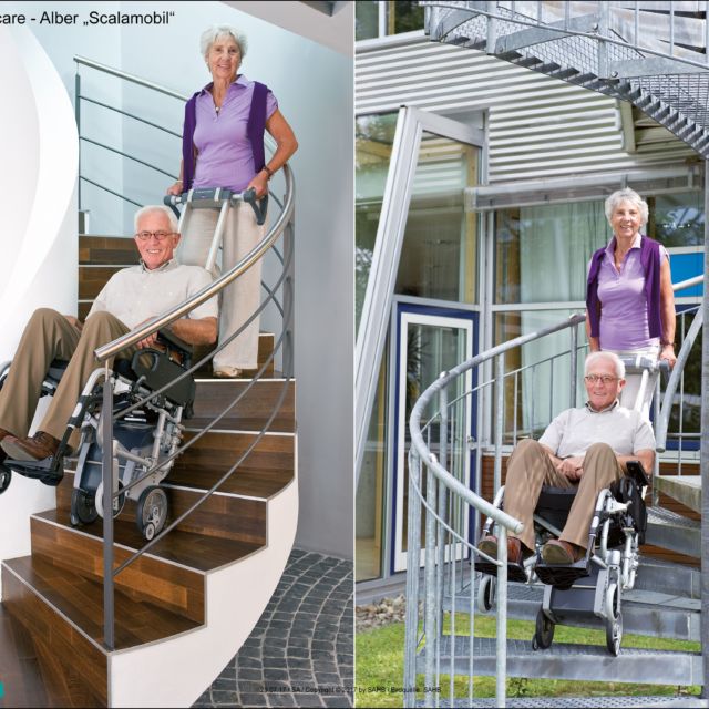 Treppen- und Stufensteighilfen in der Exma VISION Hilfsmittelausstellung | SAHB