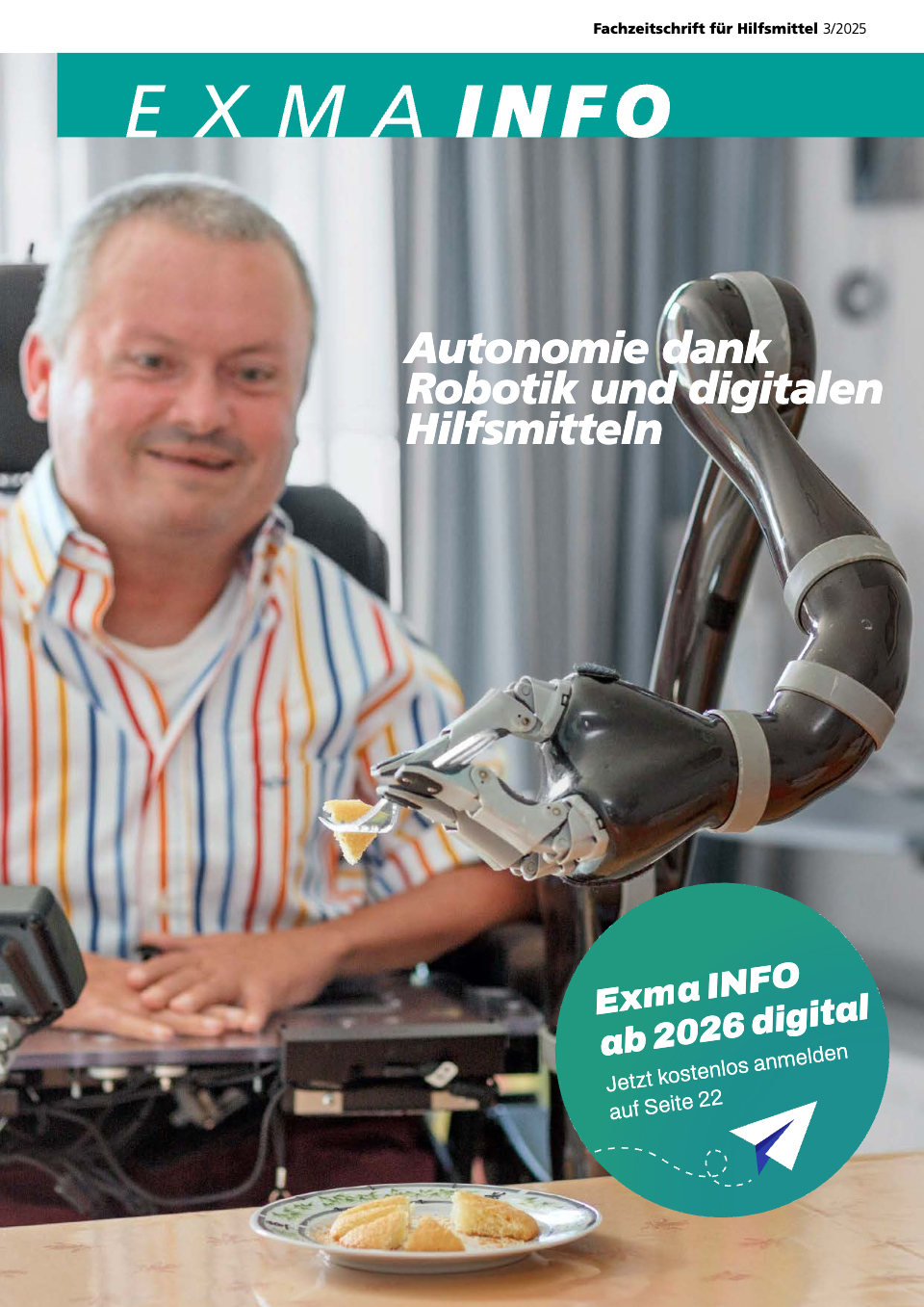 Auto­no­mie dank Robo­tik und digi­ta­len Hilfsmitteln
